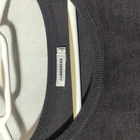 J. Lindberg Abe Print Knit Men's Size XLarge 100% Wool Sweater - Picture 2 of 5